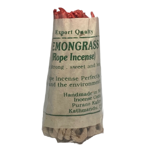 lemongrass incense rope